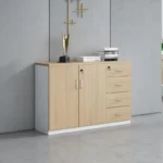 Wooden Filing Cabinet, Data Cabinet, Office Storage Cabinet - Image 4