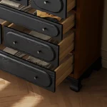 Classic Luxury Living Room Cabinets Retro Storage Mid Century Vintage Living Room Cabinets Drawers Modern Meuble Salon Furniture - Image 3