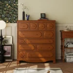 Classic Luxury Living Room Cabinets Retro Storage Mid Century Vintage Living Room Cabinets Drawers Modern Meuble Salon Furniture - Image 7