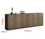 Wooden Filing Cabinet, Data Cabinet, Office Storage Cabinet - Image 5