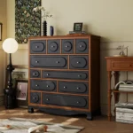 Classic Luxury Living Room Cabinets Retro Storage Mid Century Vintage Living Room Cabinets Drawers Modern Meuble Salon Furniture - Image 6