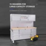 Cabinetry, workshop workbenches, metal storage cabinets - Image 3